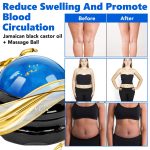 Balle de massage manuel ALIVER – Applicateur rotatif pour huile de soin et soulagement musculaire, corps et visage – Image 5