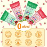 Duo Dentifrice pour bébé YECLUCE – Sans fluor, anti-cavités, saveurs fruits, sûr en cas d'ingestion (60g)x2 – Image 6
