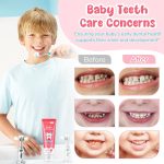 Dentifrice pour Bébé ATOANY – Sans Fluor, Comestible & Goût Fraise, Soin Doux pour Dents de Lait (60g) – Image 3