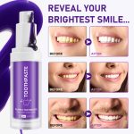 Dentifrice Correcteur de Couleur Purple – Pour un Sourire Éclatant et Neutralisation des Tons Jaunes – Image 3