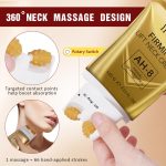 Crème Liftante et Raffermissante Cou et Décolleté ikzee (120g) – Avec Applicateur Roller Massant Double – Formule AH-8 (Hexapeptide-8) Anti-Rides et Anti-Relâchement – Image 2