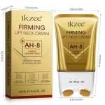 Crème Liftante et Raffermissante Cou et Décolleté ikzee (120g) – Avec Applicateur Roller Massant Double – Formule AH-8 (Hexapeptide-8) Anti-Rides et Anti-Relâchement – Image 6