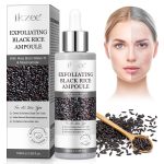 Ampoule Exfoliante ikzee au Riz Noir – Soin Anti-Imperfections, Pores Affinés et Renouvellement Cellulaire (100ml)