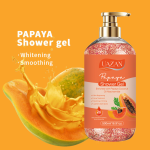 UAZAN - Gel Douche Clarifiant au Papaya (500ml) - Enrichi aux Papaye – Image 2
