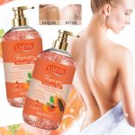 UAZAN - Gel Douche Clarifiant au Papaya (500ml) - Enrichi aux Papaye – Image 4
