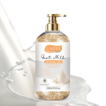 Gel Douche Gommage UAZAN au Lait de Chèvre – Éclat, Hydratation et Exfoliation (500ml)