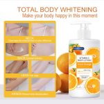 Lait Corporel Clarifiant à la Vitamine C & Orange Fraîche – Hydratation Intense et Protection SPF 50 – Image 5
