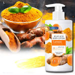 Lotion Corporelle Clarifiant au Curcuma et Acide Kojique (300ml) – Anti-Taches, Hydratation Intense et Protection SPF 50 – Pour une Peau Lisse et Éclatante
