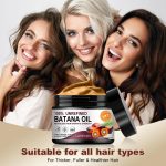 Masque Capillaire à l'Huile de Batana 100% Brute - 120g - Soin Revitalisant pour la Repousse, la Force et l'Éclat des Cheveux - Pour tous types de cheveux – Image 3