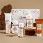 Kit de Soin Visage à la Centella Asiatica DOLANJN - Coffret de Voyage 5 Pièces - Routine Complète Anti-Acné, Apaisante et Réparatrice - Pour Peaux Sensibles et à Imperfections