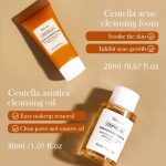 Kit de Soin Visage à la Centella Asiatica DOLANJN - Coffret de Voyage 5 Pièces - Routine Complète Anti-Acné, Apaisante et Réparatrice - Pour Peaux Sensibles et à Imperfections – Image 2