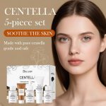 Kit de Soin Visage à la Centella Asiatica DOLANJN - Coffret de Voyage 5 Pièces - Routine Complète Anti-Acné, Apaisante et Réparatrice - Pour Peaux Sensibles et à Imperfections – Image 5