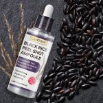 LANEMAY Ampoule Black Rice Peel Shot (100ml) – Sérum Exfoliant Doux aux Peptides de Riz et Centella – Hydratant, Lissant & Anti-Pores – Pour Tous Types de Peaux