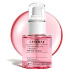 LANEMAY Sérum Pore Perfecting – Concentré aux Peptides de Collagène, Élastine & Acide Hyaluronique – Réducteur de Pores, Raffermissant et Hydratant – Texture Non Grasse, Éclat 24h - 50ml