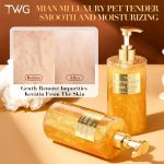 Gel Douche de Luxe TWG 24K Pure Golden – Formule Illuminatrice à l'Or Pur, Glycérol et Vitamine E – Hydratation Intense, Anti-Acné et Éclat du Corps - 500ml – Image 4
