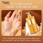 Gel Douche de Luxe TWG 24K Pure Golden – Formule Illuminatrice à l'Or Pur, Glycérol et Vitamine E – Hydratation Intense, Anti-Acné et Éclat du Corps - 500ml – Image 5