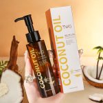Huile de Coco Fractionnée 4-en-1 – Démaquillant, Soin Cheveux, Corps et Massage (100ml)